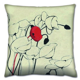 Aberto Design Cojín Multicolor 43 x 43 cm